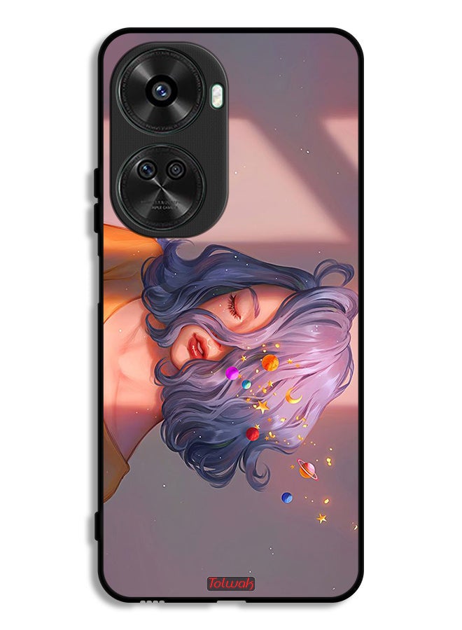 Tolwak Huawei nova 11 SE Protective Case Cover Girl And Space Art - Image 1