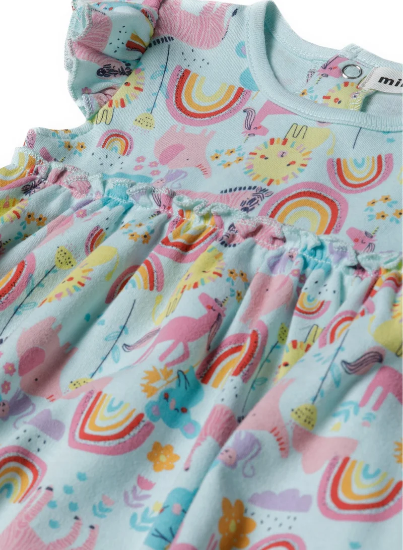 MINOTI Printed Ruffle Dress