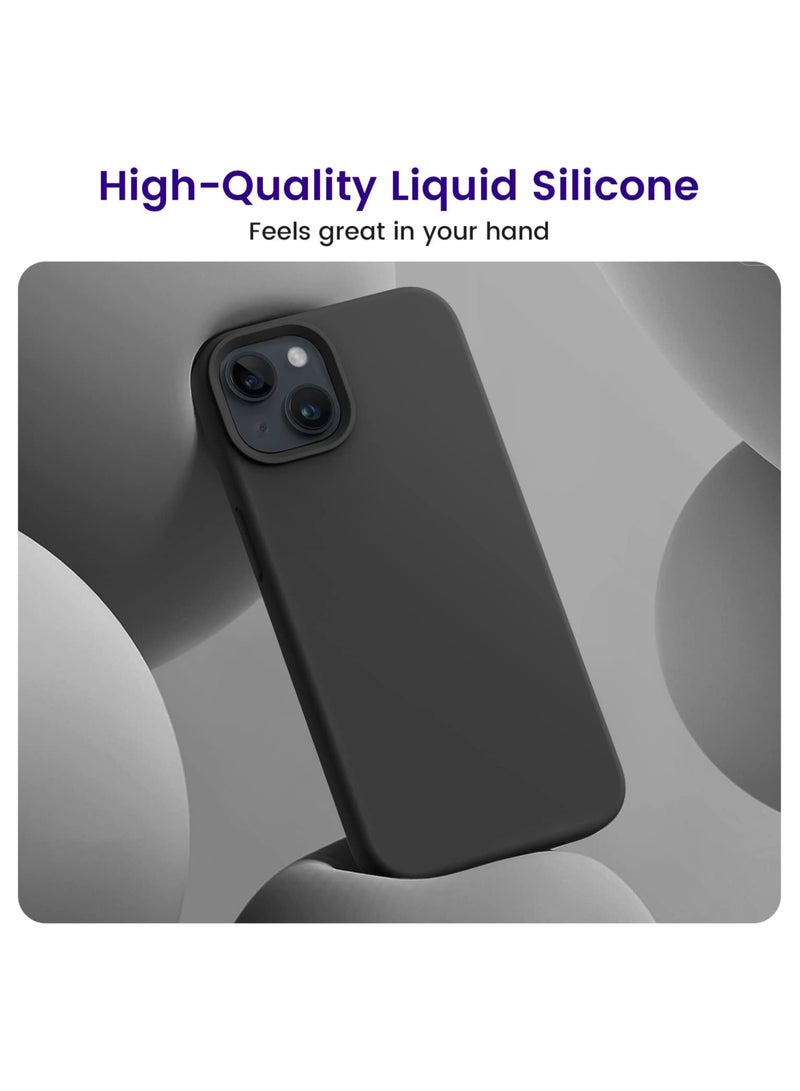 TIGER Slim Silicone Shockproof Case Compatible with iPhone 15 – Soft Anti-Slip Protective Cover with Drop Protection, Camera Guard, and Scratch-Resistant Finish – Lightweight & Thin Phone Shell - Image 2