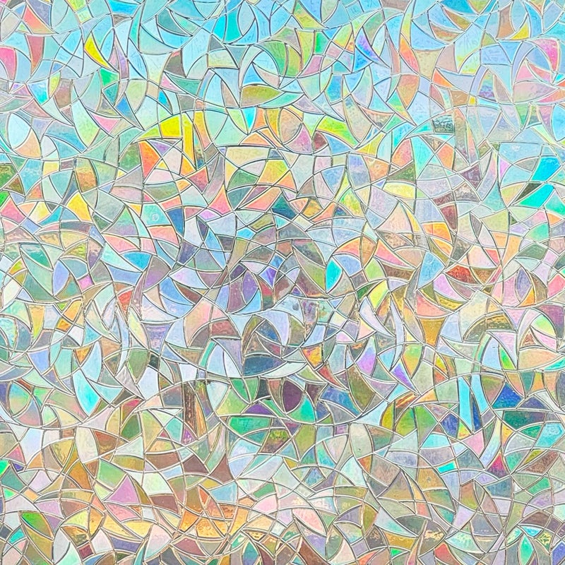 3D Prism Window FilmTransparent Decorative Glass Film Window Door TintRainbow Effect Static Cling Heat Control Anti UV for KitchenDining RoomBedroomLiving Room175 inches by 787 inches