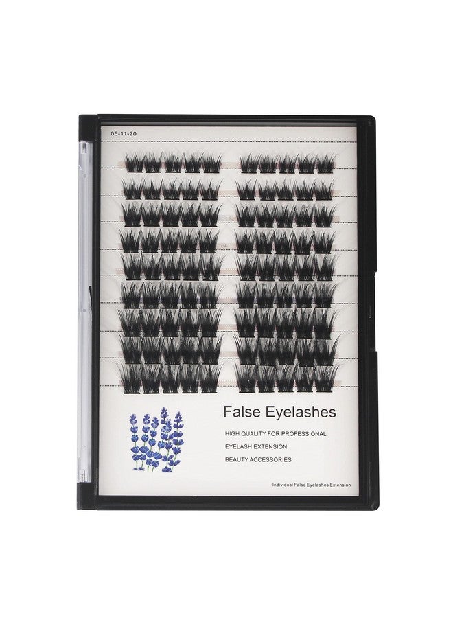 Hannahool Wide Stem Cluster Diy Eye Lashes Extensions Mixed 10 12 14 16Mm/14 16 18Mm Individual False Eyelashes D Curl Dramatic Volume Eyelashes (Mixed 10 12 14 16Mm) - Image 5