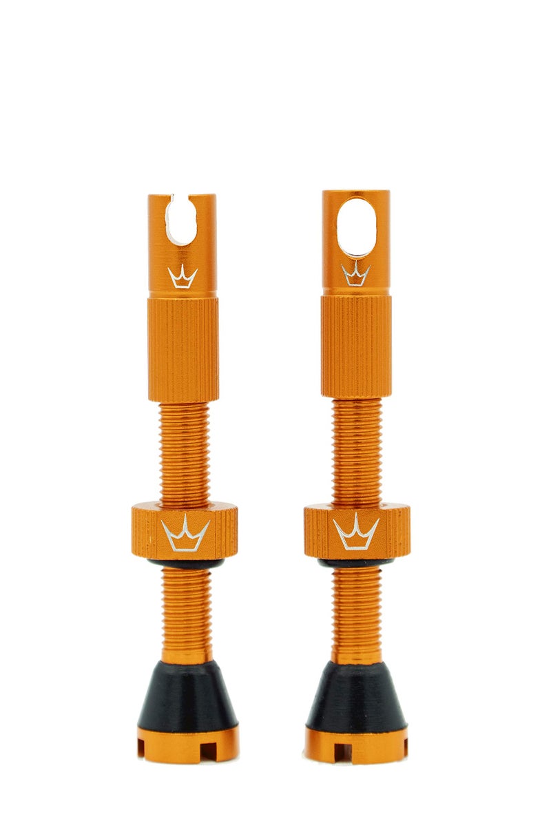 Peaty'S X Chris King (Mk2) Tubeless Valves  42Mm  Mango - Image 1