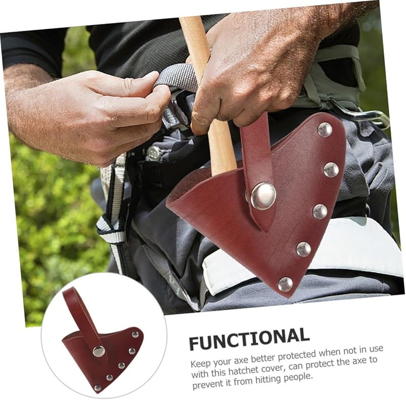 Jojofuny 16X14X2.2CM Ax Protector فأس لتقطيع الحطب فأس للتخييم فأس رجل الإطفاء - Image 3