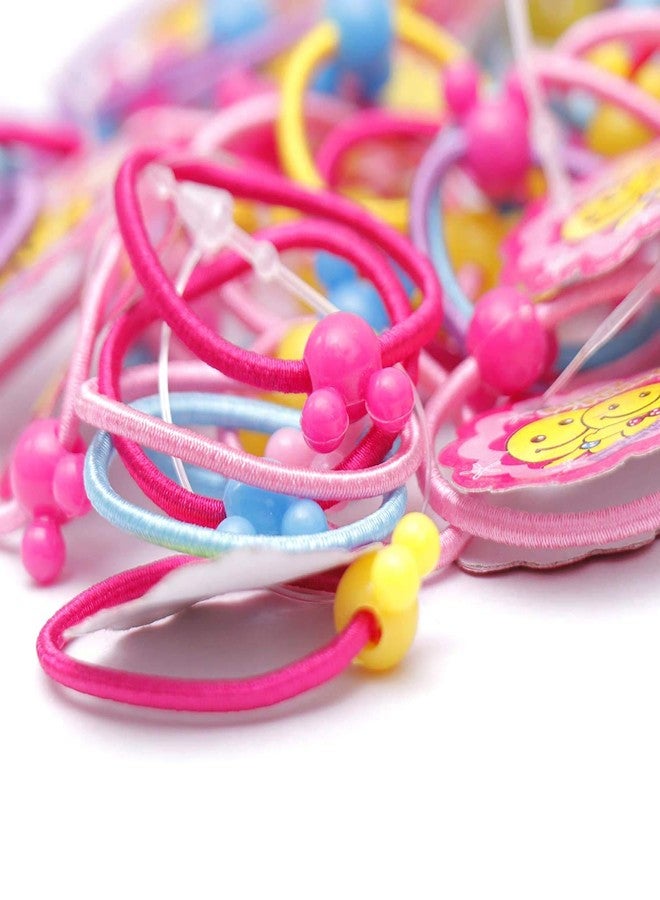 Shivarth Soft Rubber Mini Hairbands Elastic Hair Ties Tiny for Baby Kids Girl 50 Pieces - Image 5