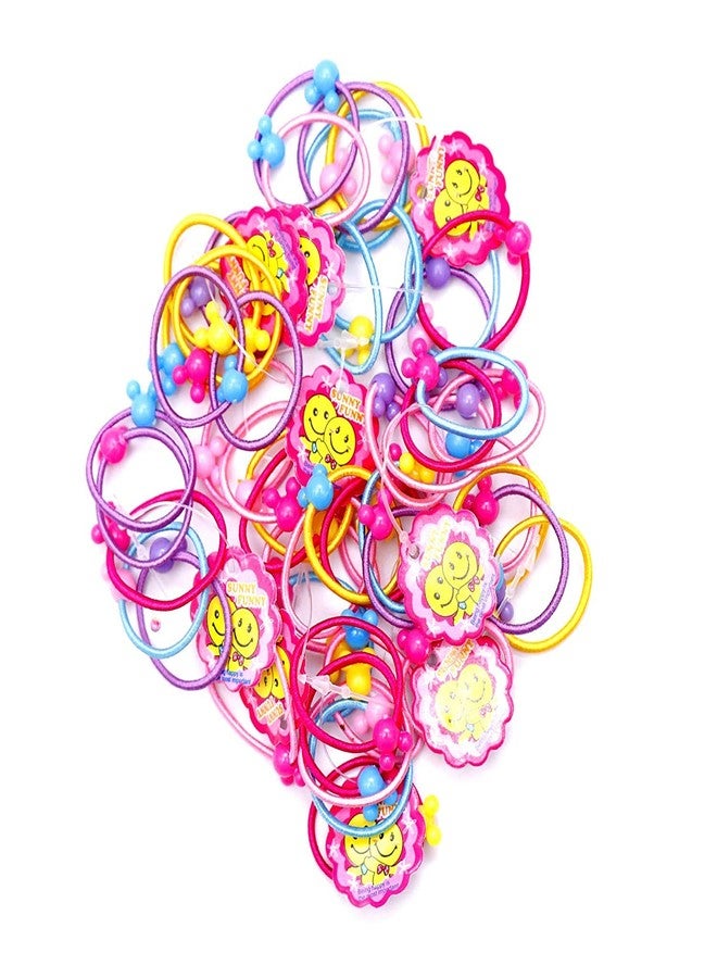 Shivarth Soft Rubber Mini Hairbands Elastic Hair Ties Tiny for Baby Kids Girl 50 Pieces - Image 4