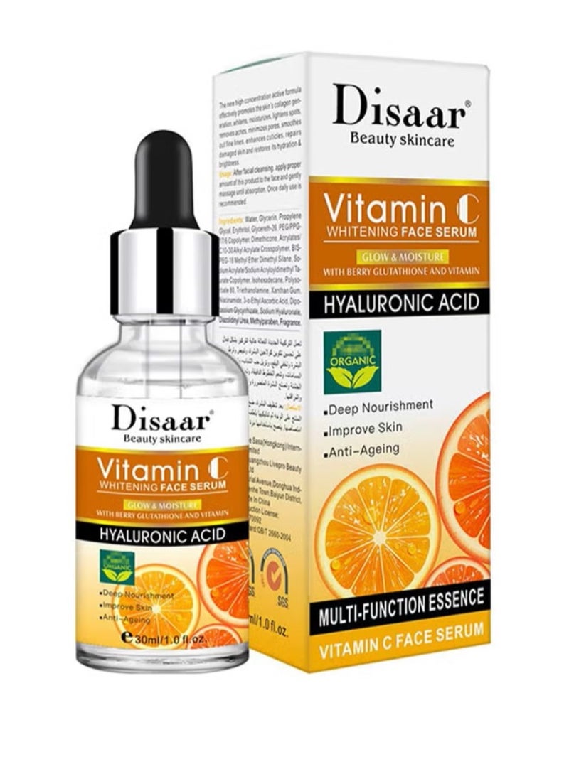 Disaar Vitamin C Hyaluronic Acid Face Serum 30ml 