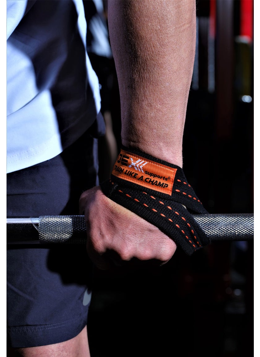 Dex Supports - 8 Loop Lifting Straps Weightlifting Straps Pack of 2 - Image 1