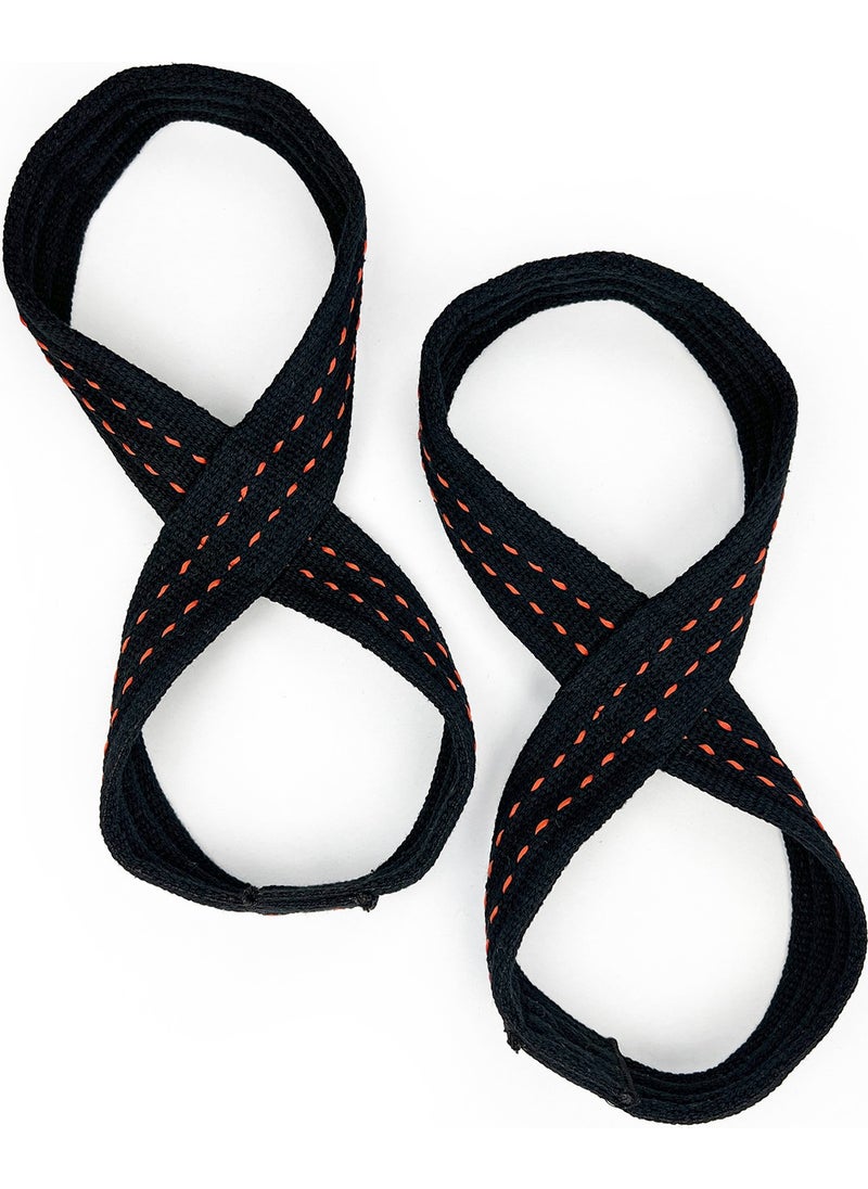 Dex Supports - 8 Loop Lifting Straps Weightlifting Straps Pack of 2 - Image 1