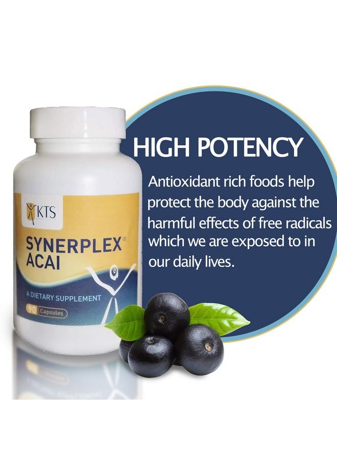 Synerplex Synerplex® Açaí Capsules - All-Natural, Nutrient Dense, Antioxidant Rich Superfood Supplement to Benefit Your Brain, Heart, and Support Reproductive Health.  - Image 4