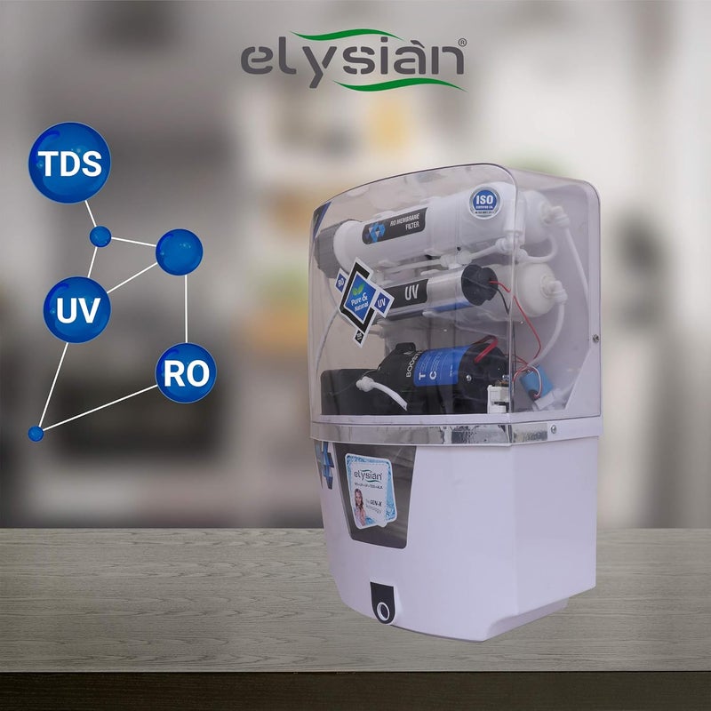 Elysian Aqua Lucy Water Purifier Wall Mountable RO UV TDS Control 12 ltr Multi Stage Water Technology Ro Water Purifier - Image 5