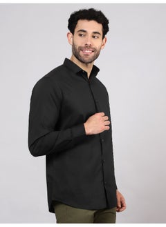 BEYOUNG Black Plain Cotton Shirts - pzsku/Z72E99D87BD0D22635326Z/45/_/1737972452/622ee783-5274-420c-824c-0f96be664ee3