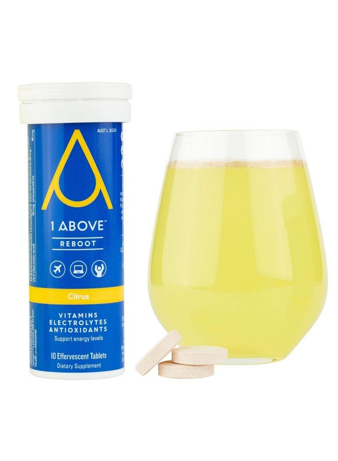 1Above أقراص مشروب فوّار لاستعادة الطاقة والمناعة ضد تعب السفر للعمل والحفلات. فيكنوجينول، فيتامينات وإلكتروليتات. 10 حبة (1 أنبوب) بنكهة الحمضيات - Image 2
