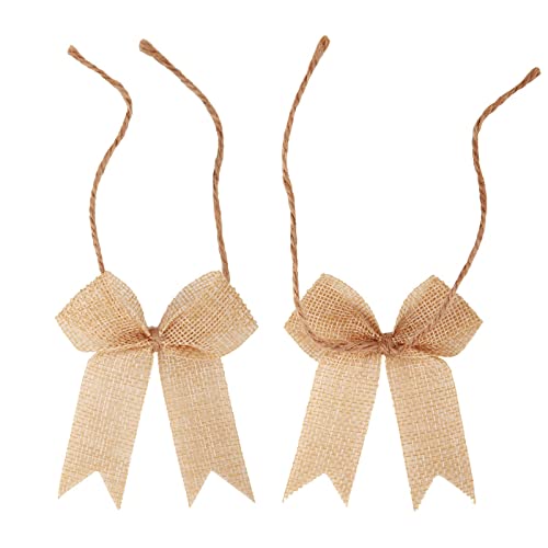 Meseey 24 Pcs 3 Inch Mini Buffalo Plaid Check Ribbon Bow Smal Bows for Crafts Sewing Scrapbook Wedding Christmas Halloween Thanksgiving Decorations (brulap) - Image 4