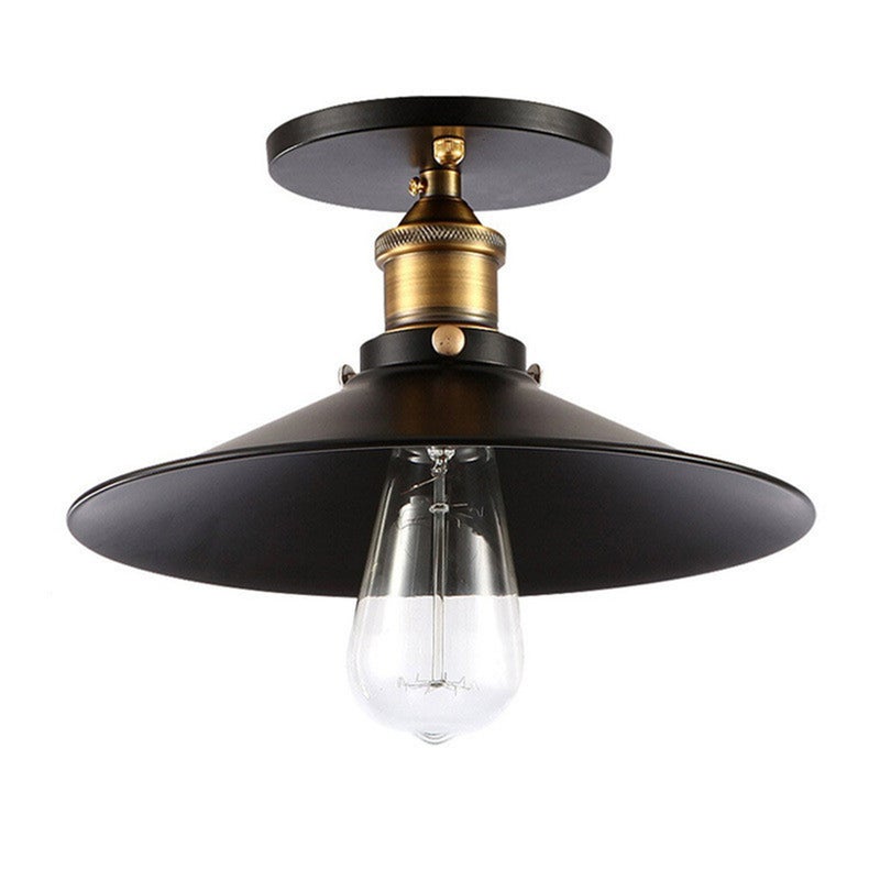 2pcs Vintage Industrial Flush Mount Metal Ceiling Without Bulb for Kitchen Dining Room Office - Image 2