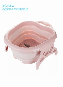 Youtrico Foldable Foot Pedicure Massager Spa Bath Tub with 4 Rollers  - Image 1
