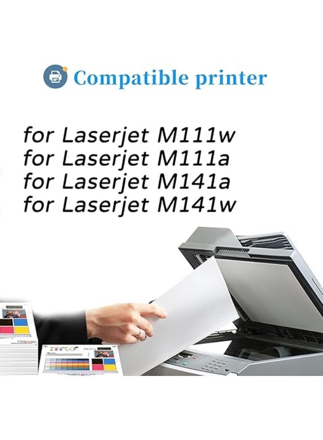 خرطوشة حبر W1500A 150A متوافقة مع طابعة اتش بي ليزر جيت M111w M111a M141a M141w - Image 2