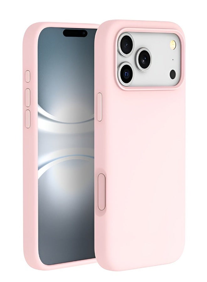 ملبوس غطاء لهاتف iPhone 17 برو مصنوع من السيليكون الناعم مع طبقة داخلية من القماش الميكروفيبري. غطاء حماية كامل الجسم لجهاز iPhone 17 Pro. - Image 1