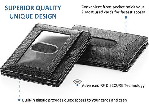 Urban Tribe RFID Leather Wallet - Image 2