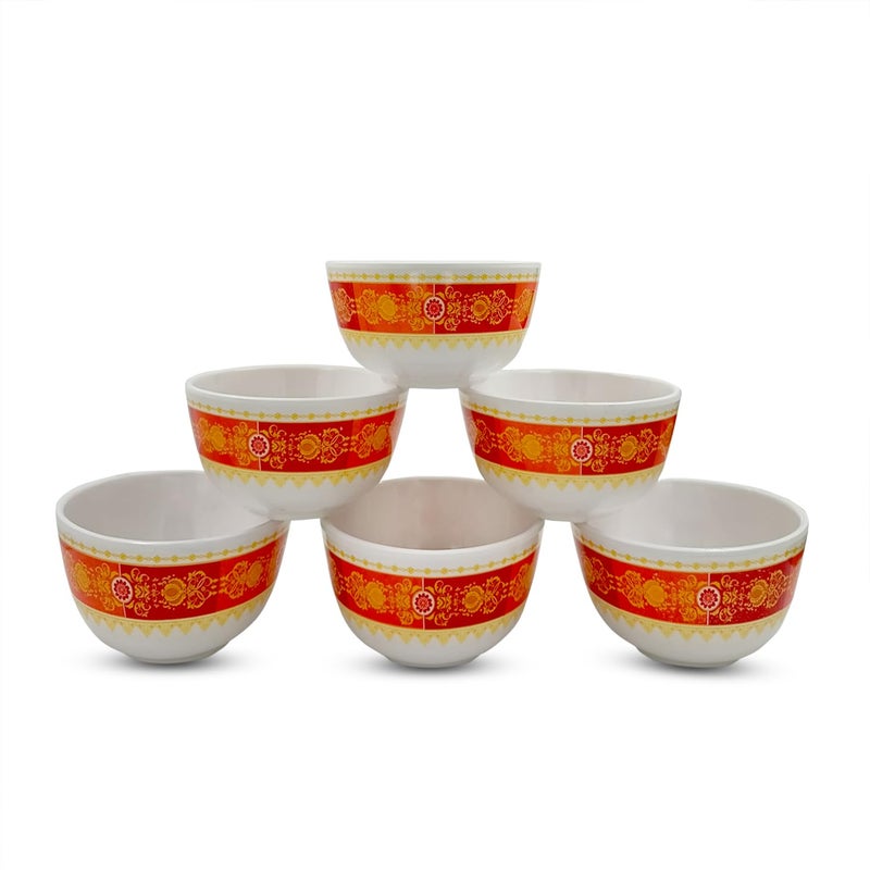 Superware | Pure Melamine | Katori Set - Goldhill 3.5” (6 nos.) | Stain Free, Glazed Finish - Image 4