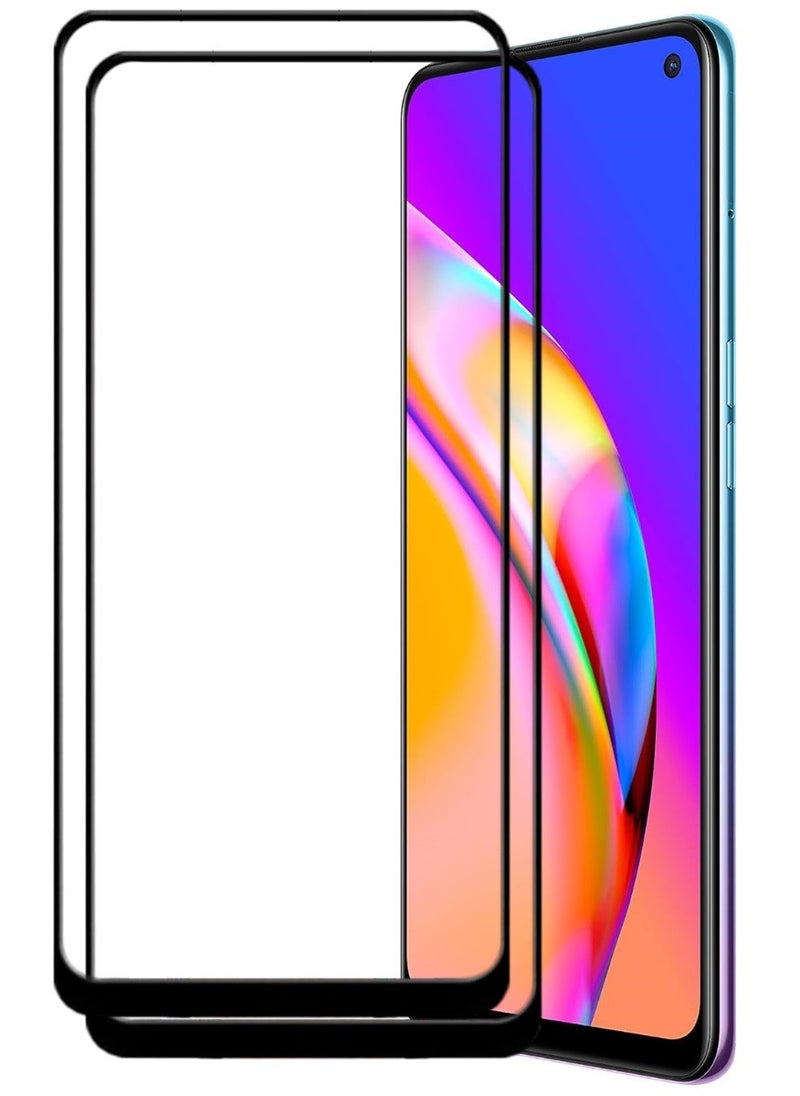 ACLIX 2 Pieces Antistatic ESD Dustproof Premium Quality High Definition Tempered Glass Screen Protector Designed For Oppo A94 5G - Image 1