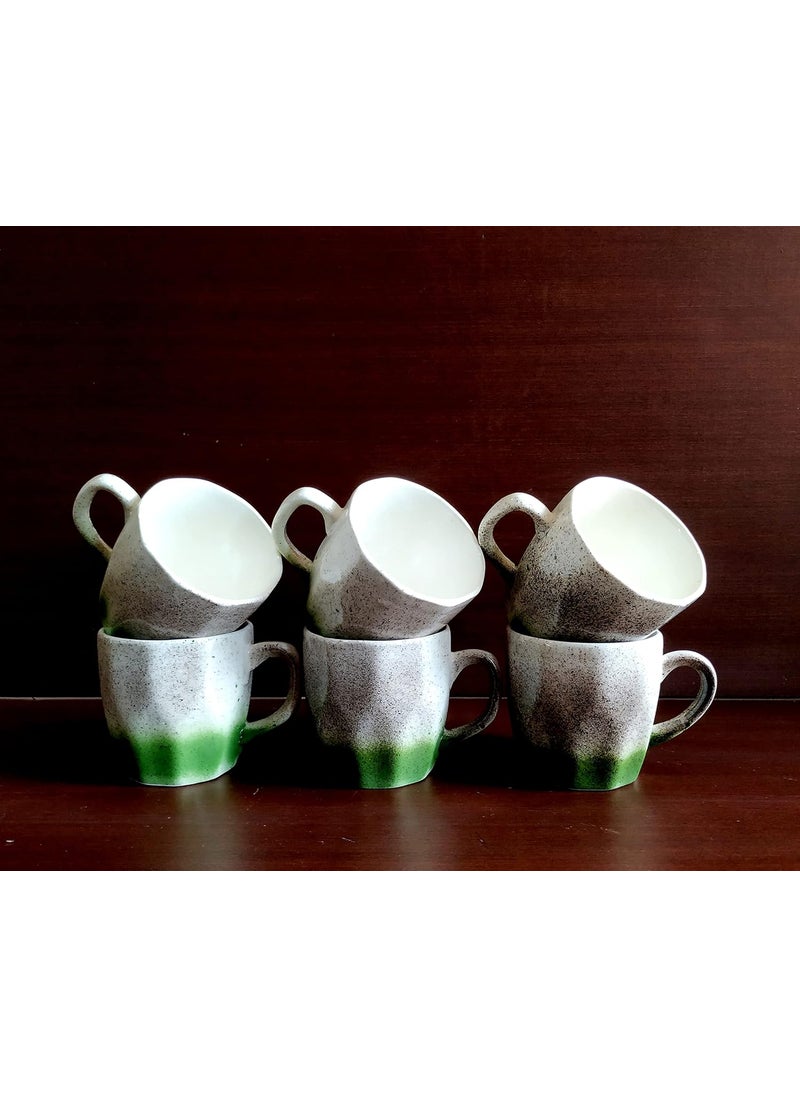 MOODY PANDA MOODY PANDA Attractive Set of 6 Cups Cup Set Ceramic  - Image 2