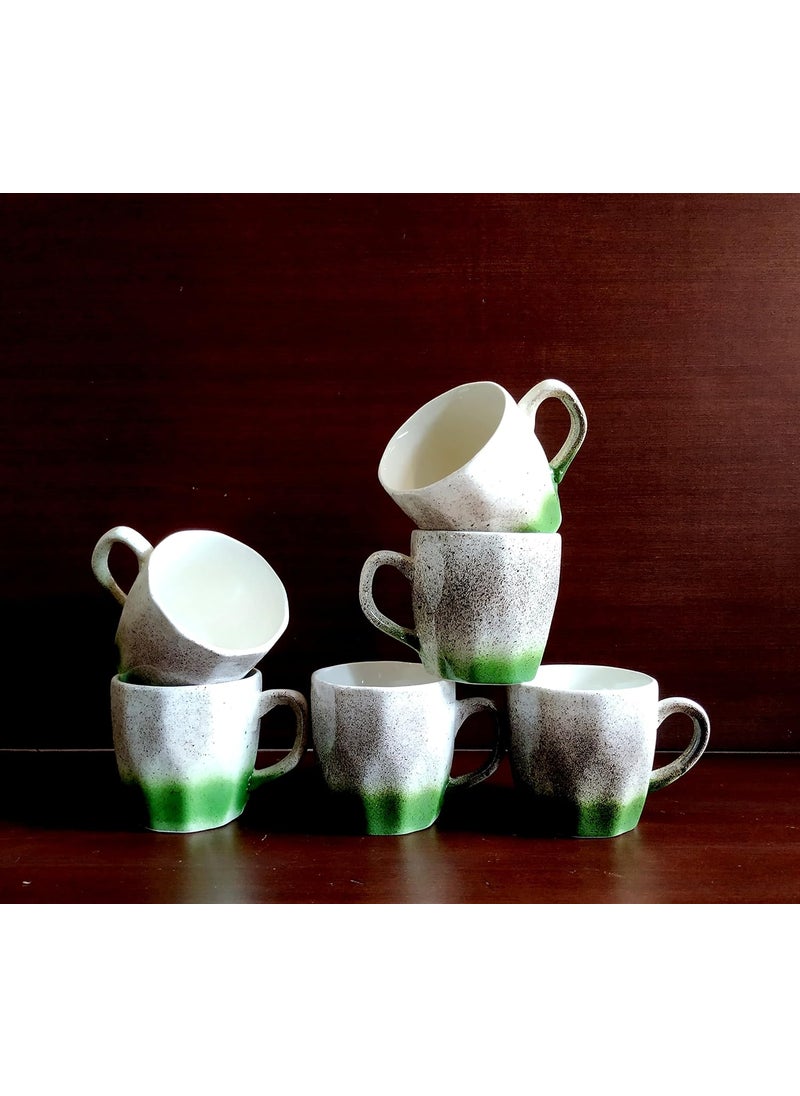 MOODY PANDA MOODY PANDA Attractive Set of 6 Cups Cup Set Ceramic  - Image 1