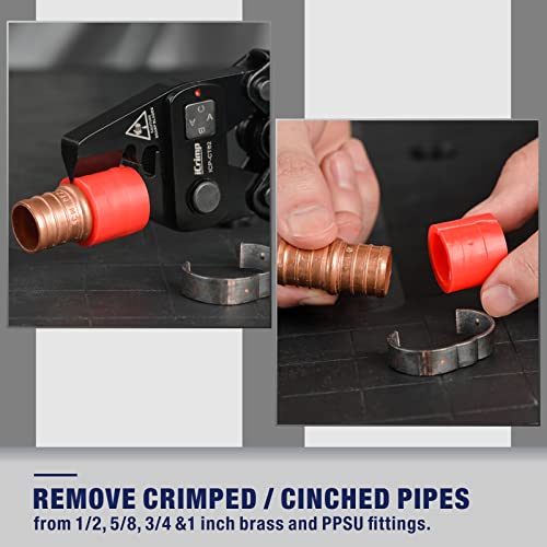 iCrimp PEX Removal Tool for F2098 Stainless Steel Clamps & F1807 Copper Rings, PEX Decrimping Tool - Image 4