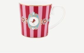 Love Birds Large Mug, Red / Pink 250 ml