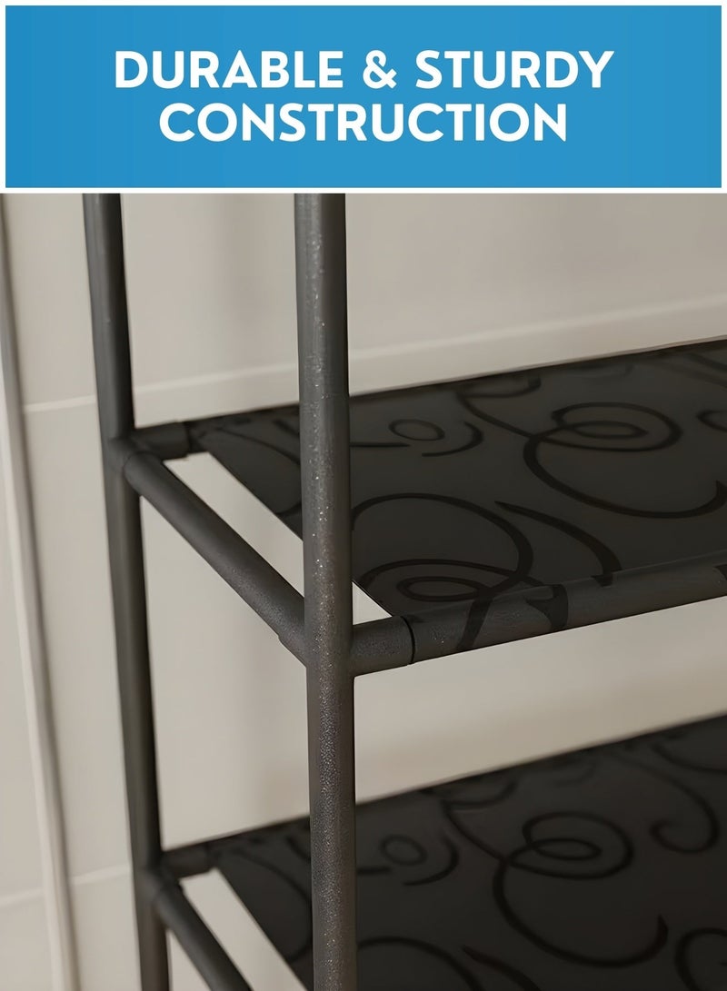 ZESTU Over Washing Machine Rack | 3 Tier Laundry Storage Shelf | Heavy Duty Washer Dryer Organizer | Metal Laundry Room Storage Stand - Image 3