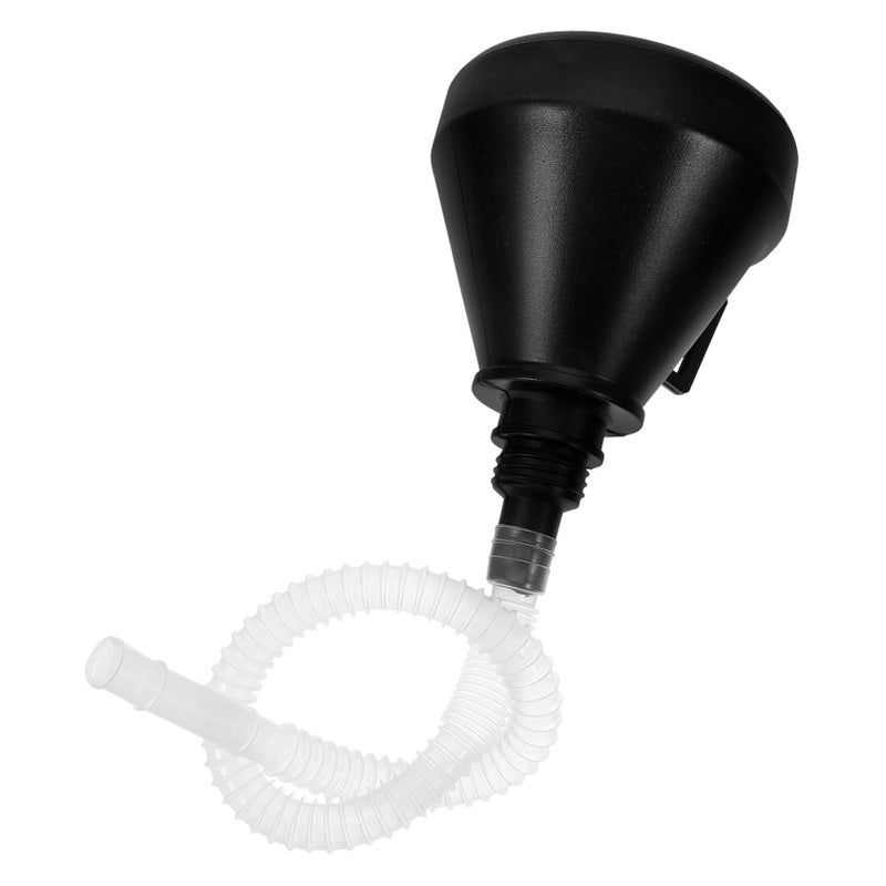 Flexible Automotive Oil Funnel with Built In Filter for Engine and Fluid Transfer - Image 2