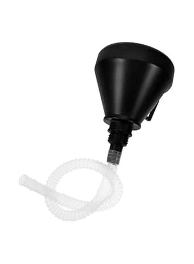 Flexible Automotive Oil Funnel with Built In Filter for Engine and Fluid Transfer - Image 1