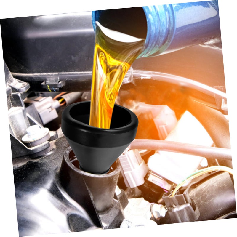 Flexible Automotive Oil Funnel with Built In Filter for Engine and Fluid Transfer - Image 5