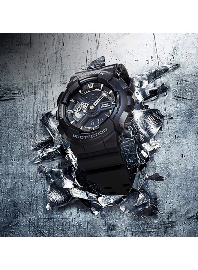 CASIO G-Shock Analog Digital Black Dial Men's Quartz Watch GA-110-1BDR  - Image 3