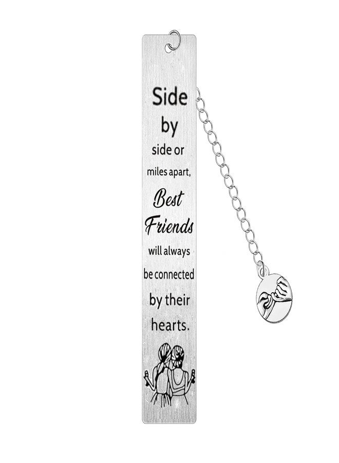 Waeceip Bestie Bookmark Gifts for Friend, Friendship Gifts for Women Gifts for Best Friends Women Friend Christmas Birthday Gifts, Side by Side - Image 1