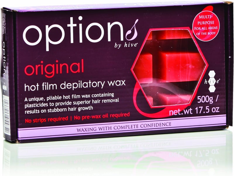 Hive Options Original Hot Film Depilatory Wax Multi Purpose for All Areas of The Body 500g - Image 1