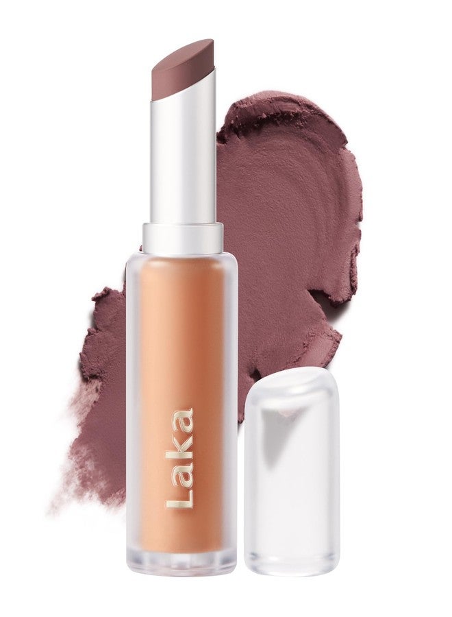Laka Bulky Matte Lipstick 4g/0.14oz., Long Wear, Non-Drying Lip Stain Stick with High Pigmentation, Voluminous Lips, Vegan, K-Beauty (#419 Mauve Gem) - Image 1