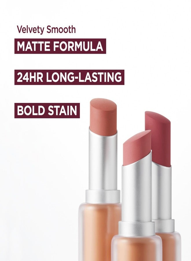 Laka Bulky Matte Lipstick 4g/0.14oz., Long Wear, Non-Drying Lip Stain Stick with High Pigmentation, Voluminous Lips, Vegan, K-Beauty (#419 Mauve Gem) - Image 2