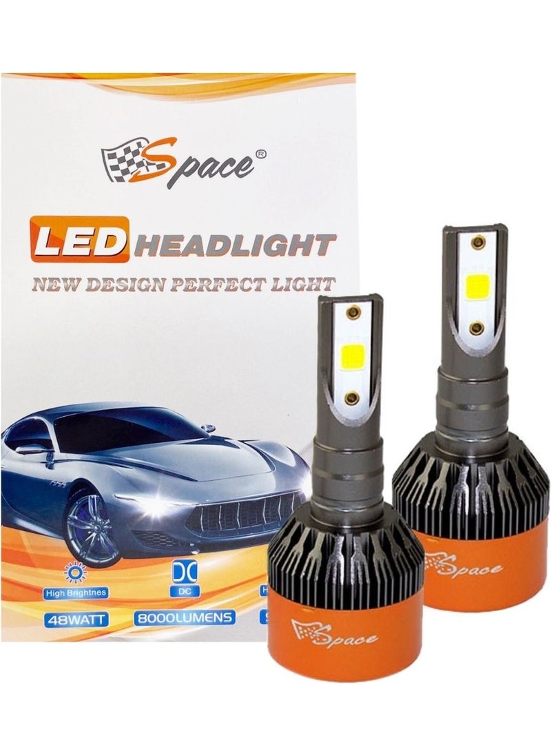 Strongart - LED Headlight Bulb White 48W 12V 8000LM H7 / LAAM90 - Image 1