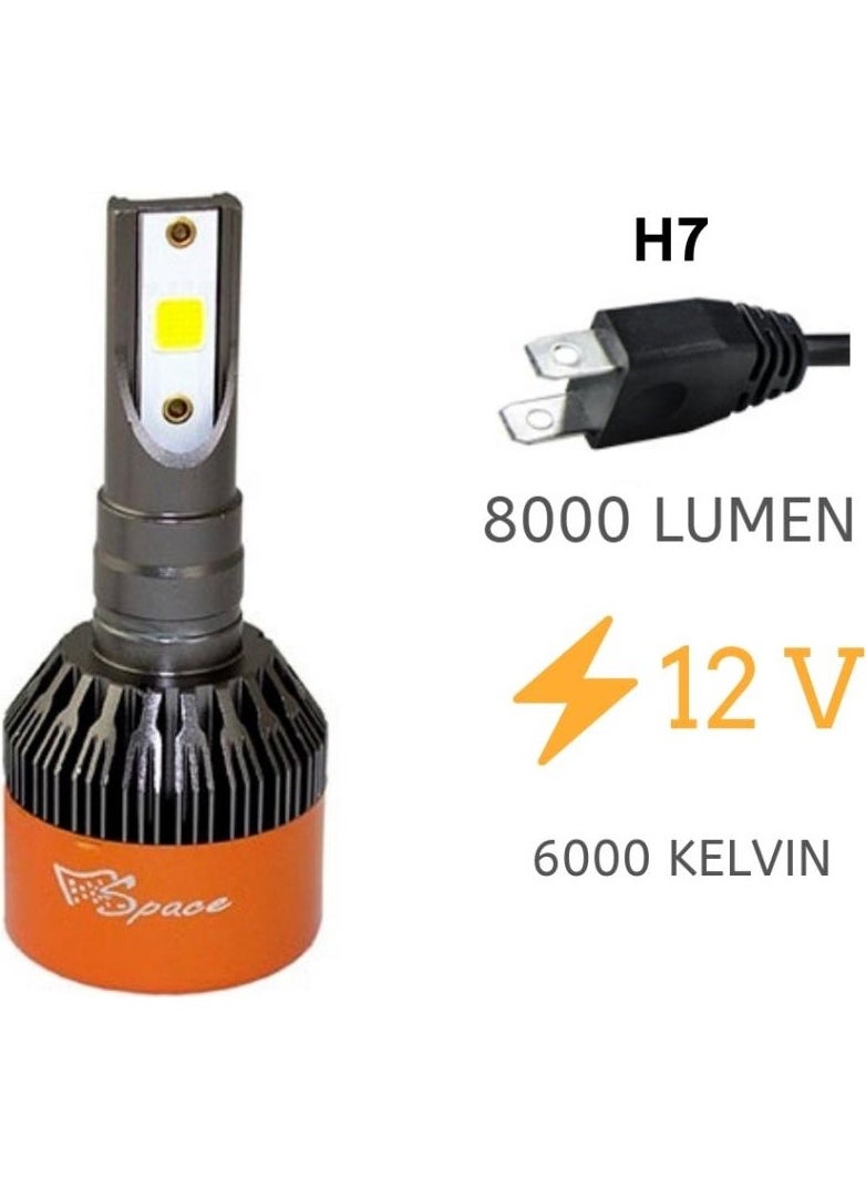 Strongart - LED Headlight Bulb White 48W 12V 8000LM H7 / LAAM90 - Image 1