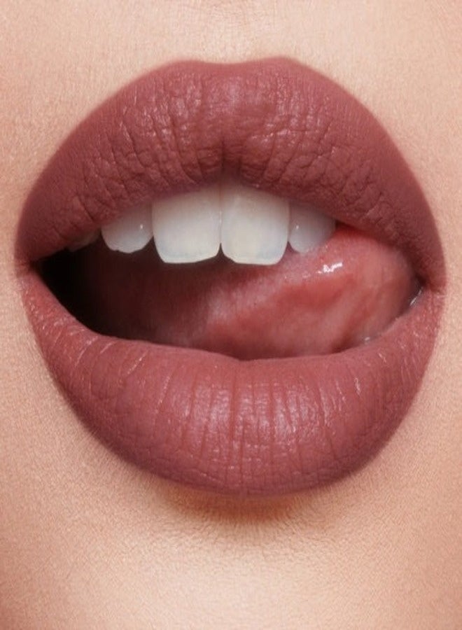 MAKEUP BY MARIO Ultra Suede™ Lipstick 3.5g – Shade Fanda – Cool Brown with Pink Undertone, Comfortable Wear, High-Pigment, Velvety Matte Finish Lipstick - Image 4