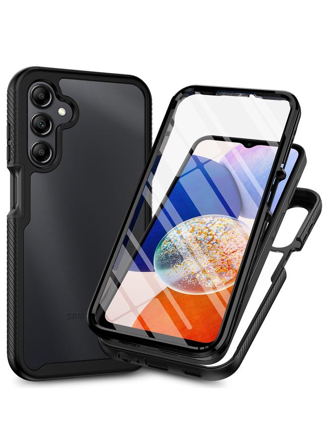 erorex Case For Samsung Galaxy A15 5G / 4G Starry Sky Solid Color Series PC + TPU Phone Case with PET Film - Image 1