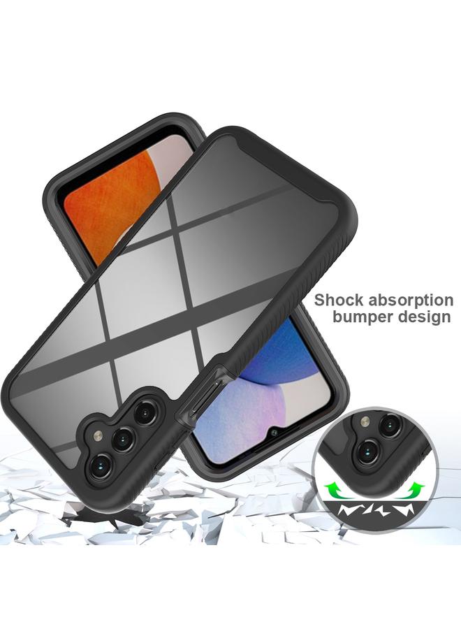 erorex Case For Samsung Galaxy A15 5G / 4G Starry Sky Solid Color Series PC + TPU Phone Case with PET Film - Image 4