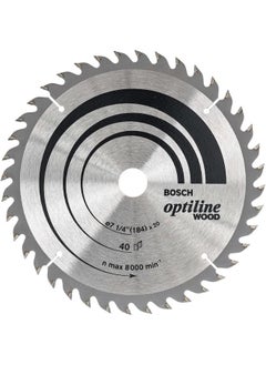 BOSCH Bosch - Optiline Wood Circular Saw Blade, 184 Mm Diameter, 40 Teeth, 1 Pcs  - Image 1