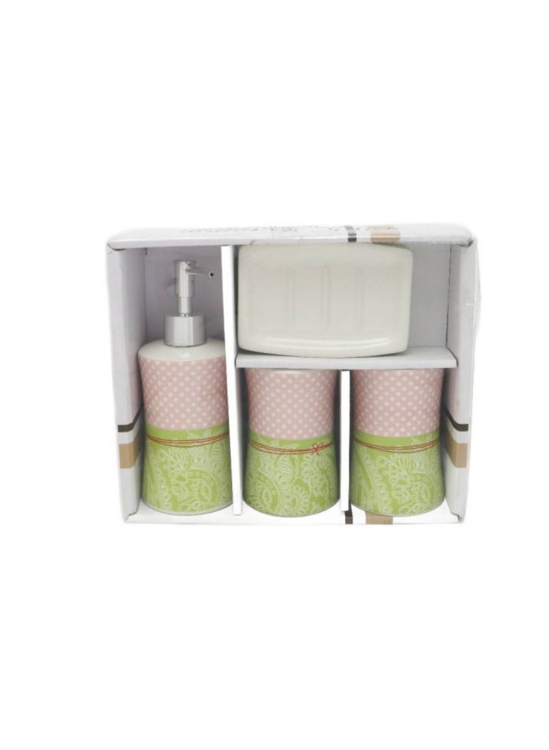 Bath Set Tumbler Soap Holder Soap Dispenser Organizer
