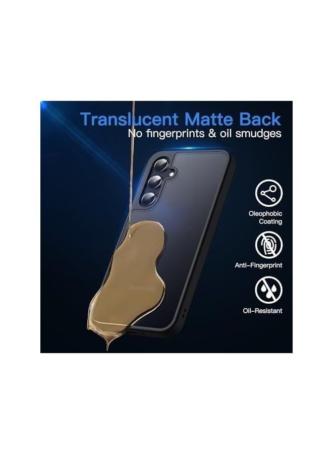 Jetech Matte Case for Galaxy A35 5G, Frosted Translucent Back Protective Slim Phone Cover, Anti-Fingerprints (Black) - Image 5