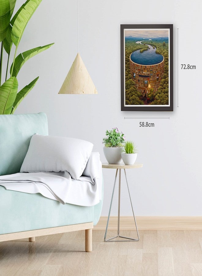 Pintoo Jigsaw Puzzles 2000 Piece for Adults - Jacek Yerka - Bibliodame Beautiful Plastic Puzzle for Home Decor Zero Dust Easy Storage [H1640] - Image 2