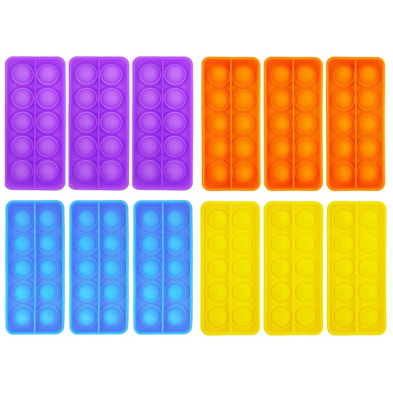 Anemeeoke Ten Frame Popper Math Fidget Sensory Counting Toys Educational Toy for Kids Classroom Group Learning ActivitiesPack of 12 - Image 3