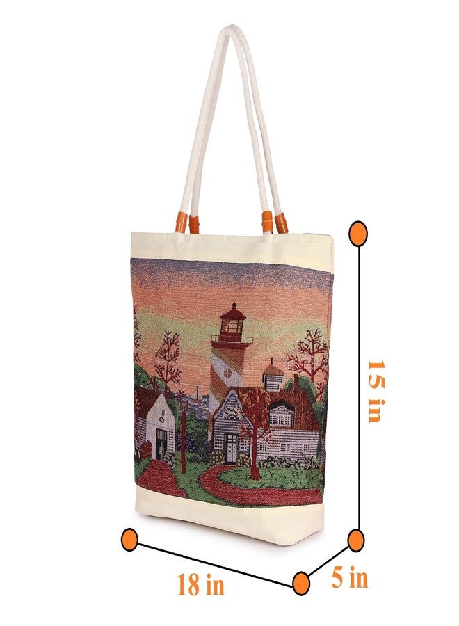 Fclues Women Fashion Zip Closure Velvet Tote Bag | For Shopping Shoulder Bag Travel Work College Beach Parties Dance Spa Gym Yoga Camping Hiking Laptop (15 x 5 x 18) (Home Printed) - Image 4