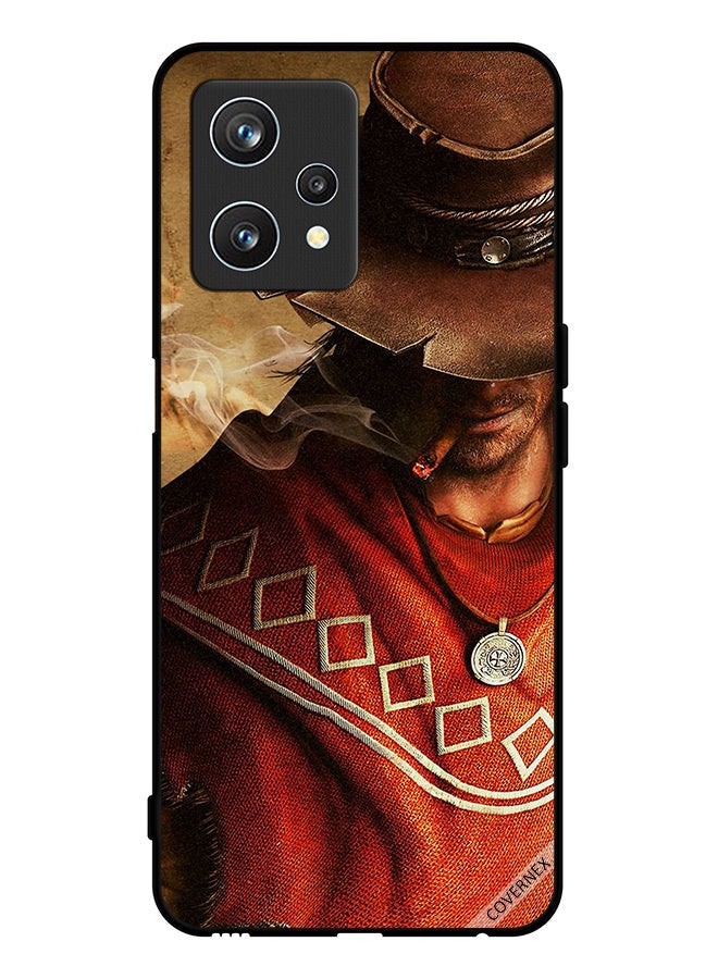 Covernex Protective Case Cover For Realme 9 Pro Stylish Hat Man - Image 1