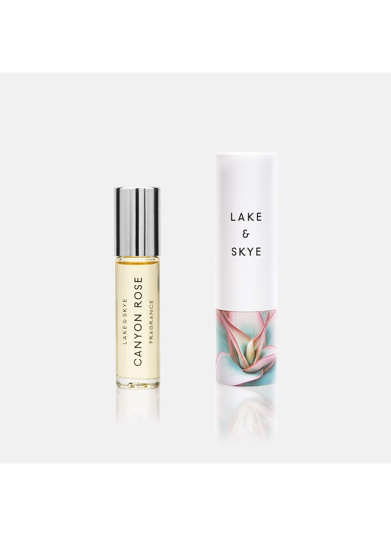 Lake & Skye Lake & Skye - Canyon Rose Rollerball Fragrance Oil 0.33 oz (10 ml) - Warm Floral and Vanilla 